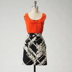 Anthropologie Tabitha Silk and Cotton Dress